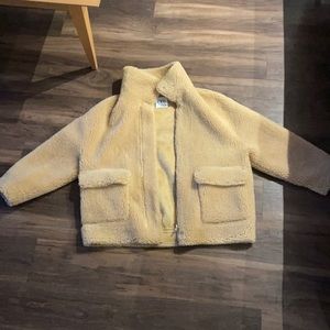 Zara Teddy jacket, women’s size M